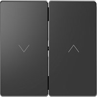 Лицевая панель Schneider Electric Merten D-Life для 2-кл. выключателя жалюзи антрацит